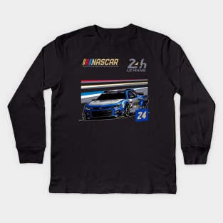 NASCAR 24Hours Le Man's Kids Long Sleeve T-Shirt